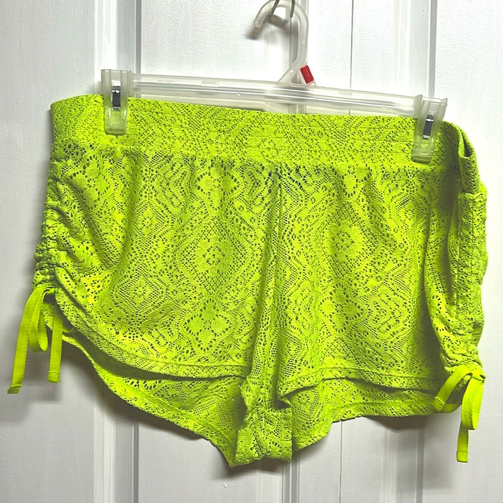 Joe Boxer fluorescent Green Lace Beach Shorts Size XXL